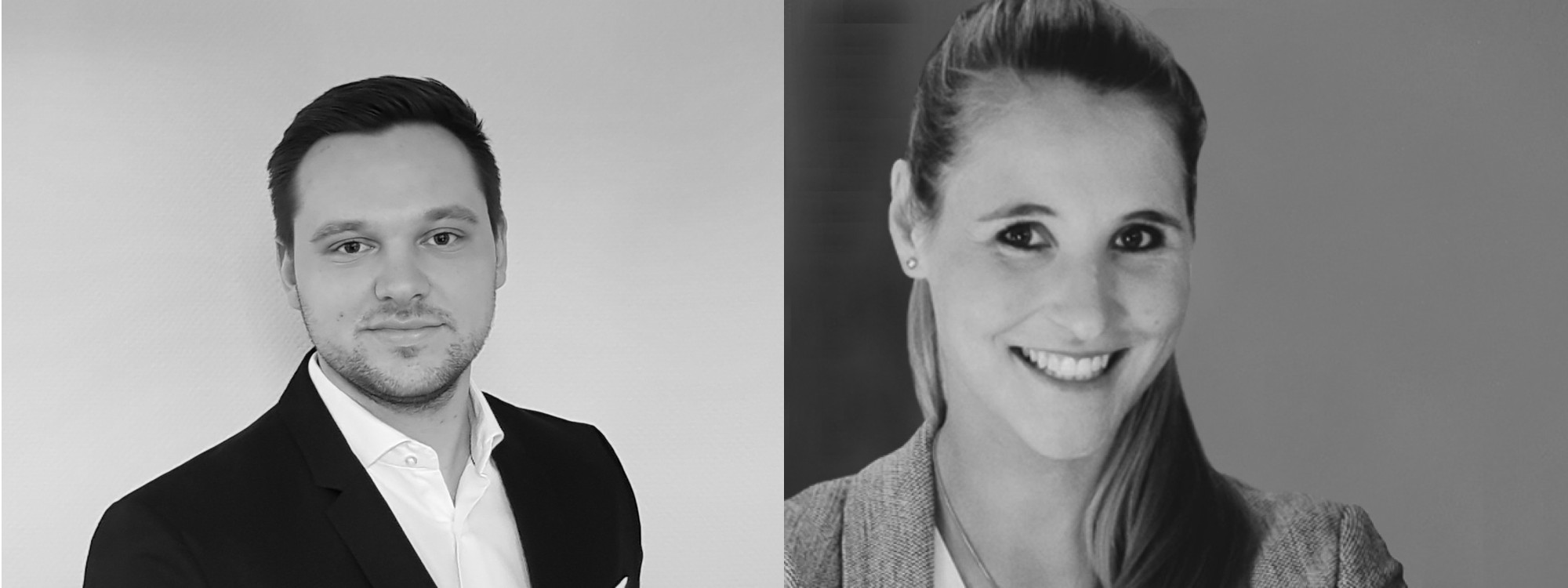 Jürgen Herbst  und Lea Lentke vergrößern Team