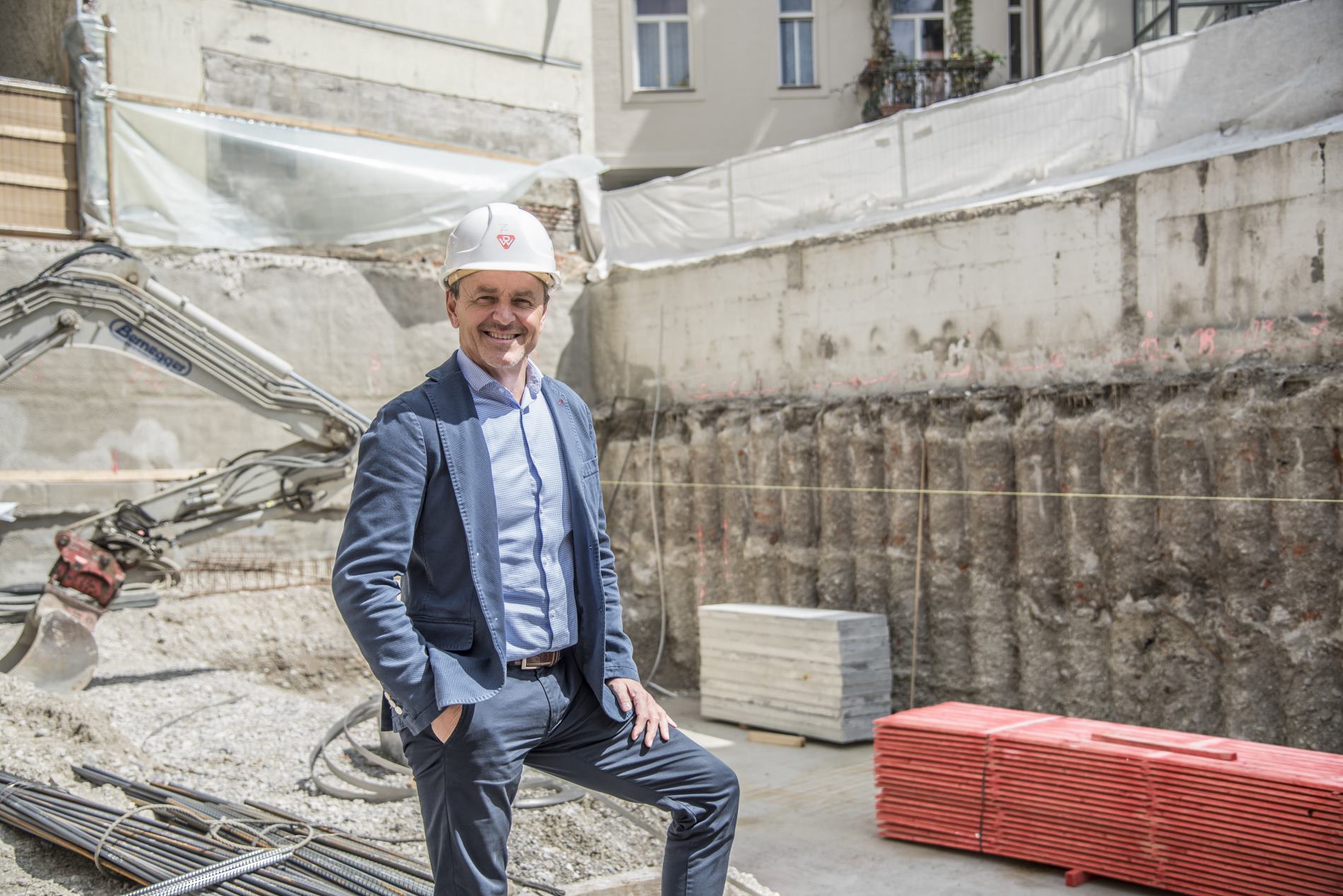 Baustelle mit tierischen Gästen