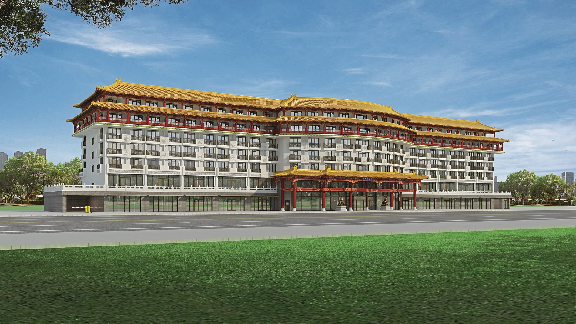 Außenansicht Diaoyutai Mansion