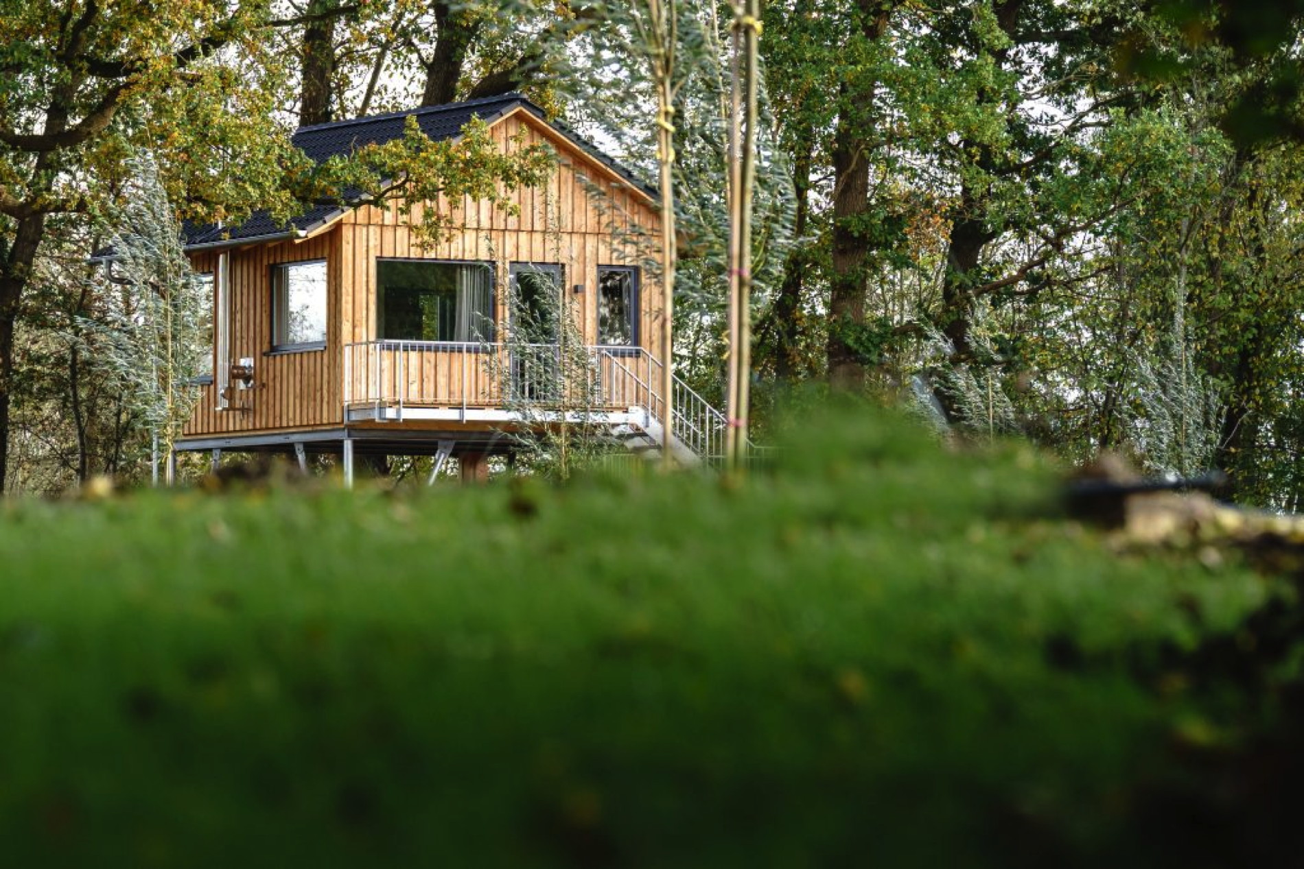 Vier Meter über der Nordsee übernachten