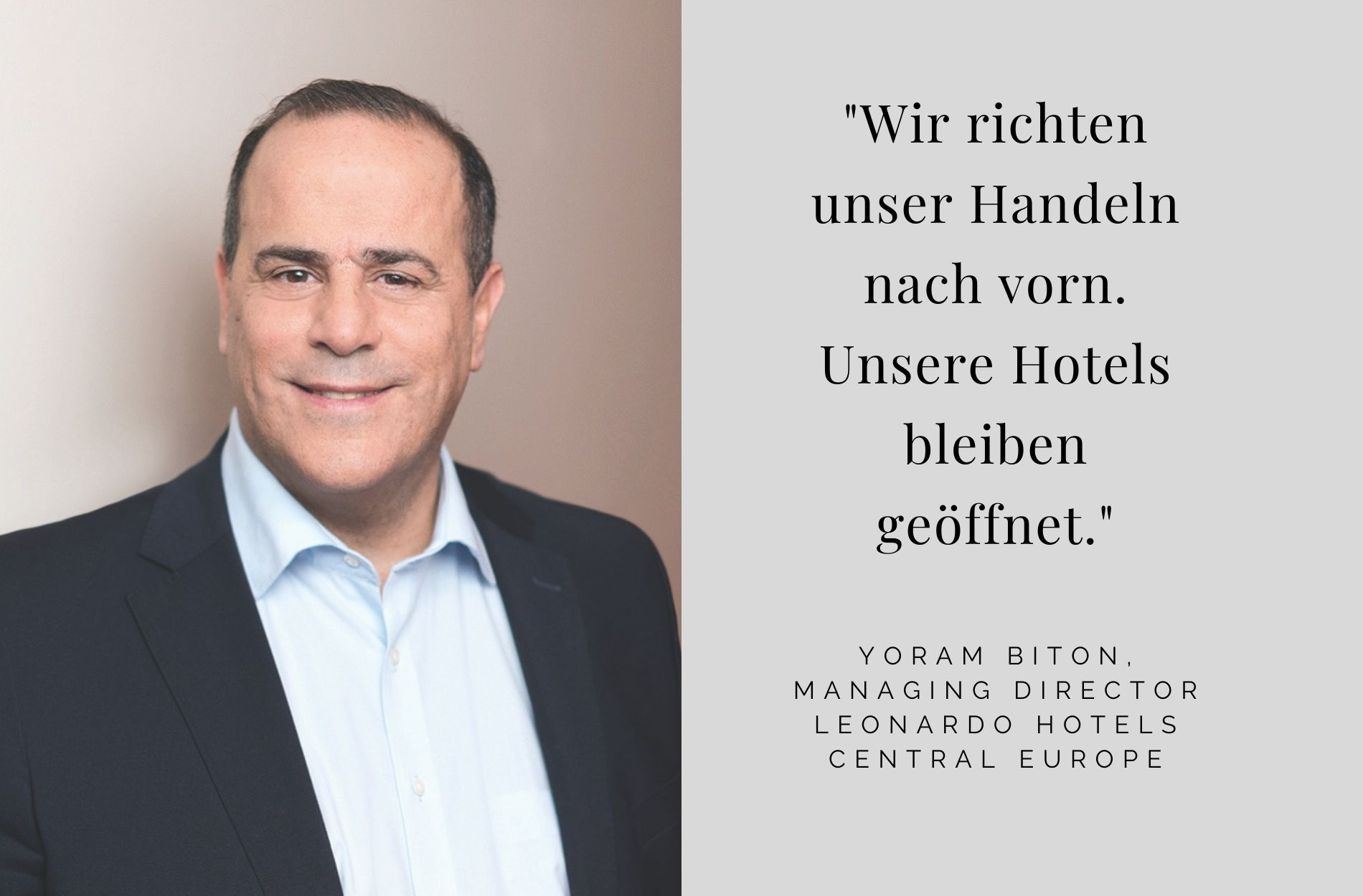 "Stillstand ist bei den Leonardo Hotels keine Option"