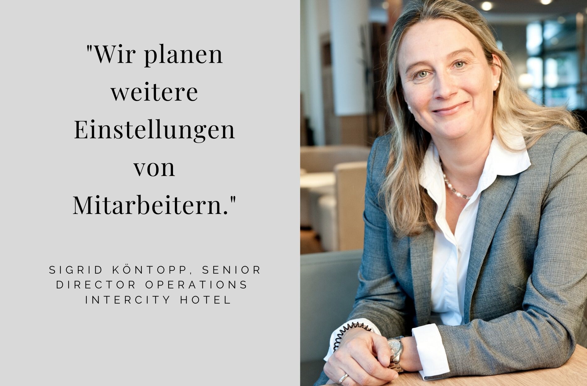 Senior Director Operations über Neueröffnungen und Zimmerraten