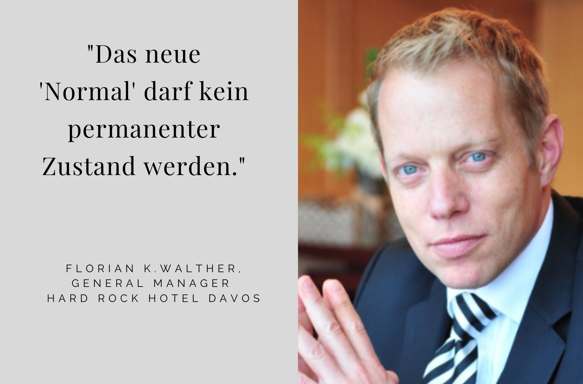 "Wir müssen Chancen für einen neuen Markt erkennen"