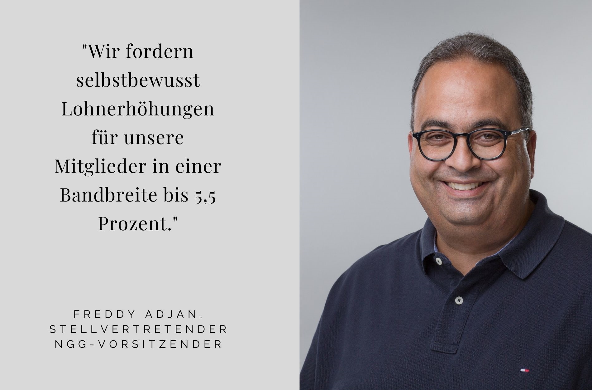 NGG fordert, Löhne um 3,5 bis 5,5 Prozent anzuheben