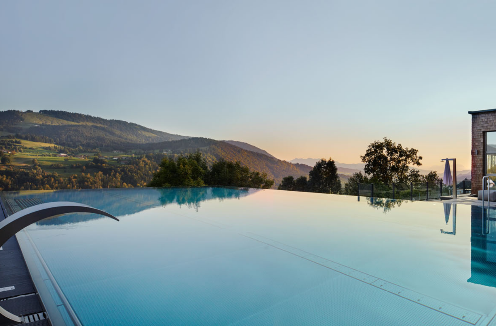 Infinitypool im Bergkristall Oberstaufen
