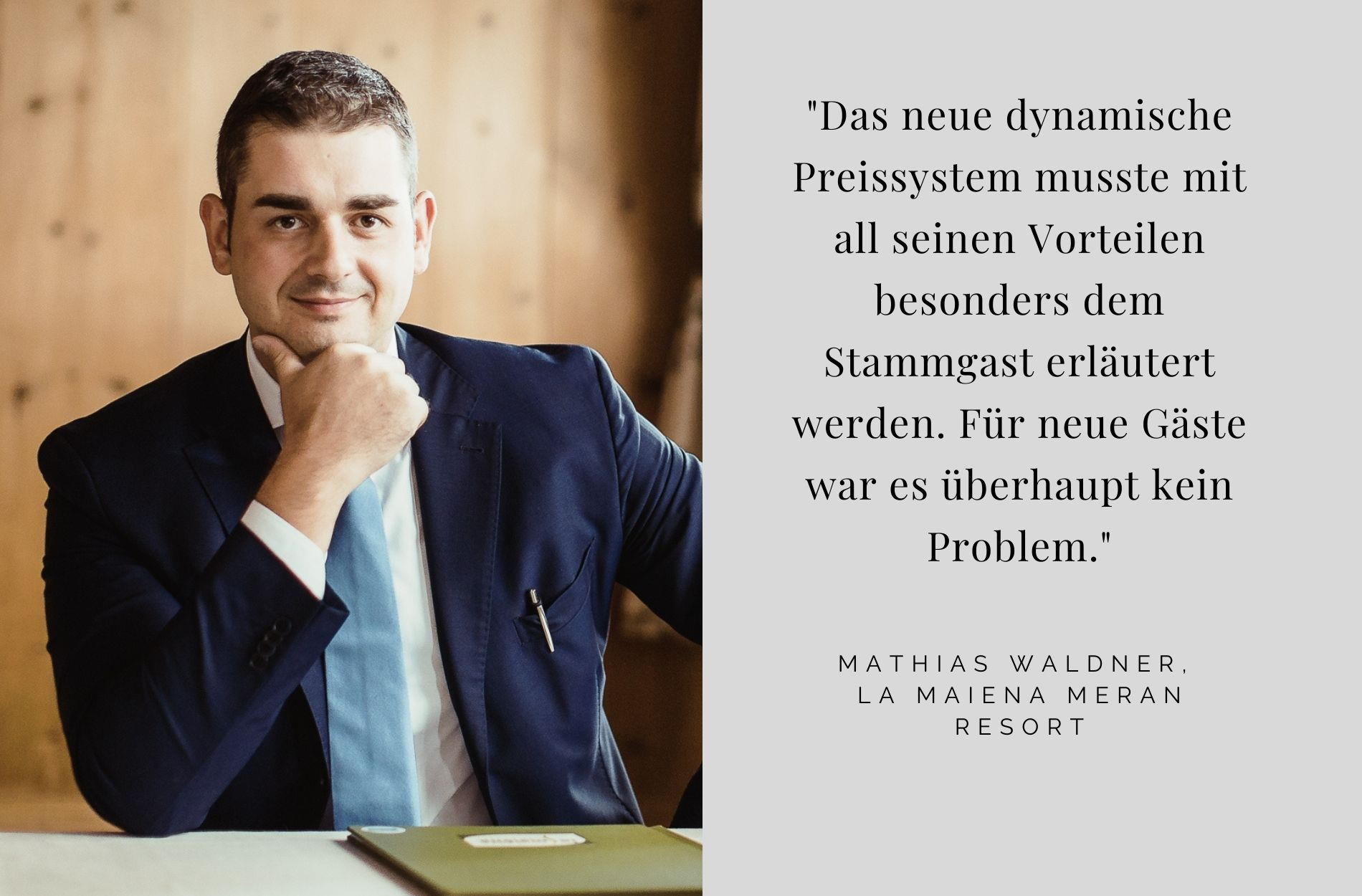 La Maiena Resort sammelt Erfahrung mit dynamischer Preisgestaltung in Krisenzeiten