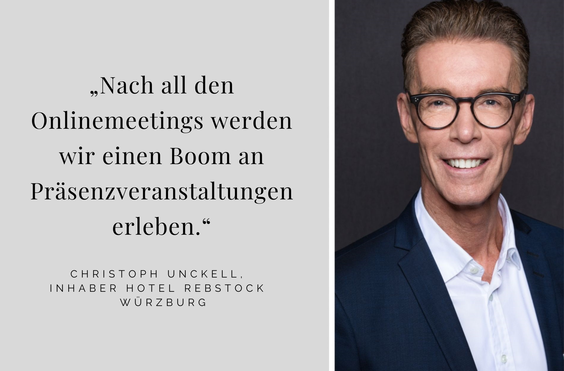 Christoph Unckell über die Zukunft von Events und Tagungen