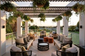 Die Terasse des Protea Hotel in Johannesburg.