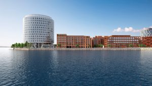 Das Residence Inn in Copenhagen liegt direkt am Wasser.