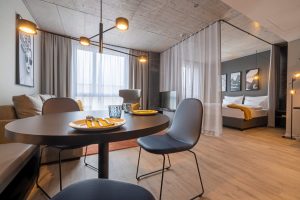 Das "Studio Plus" Serviced Living Apartment.