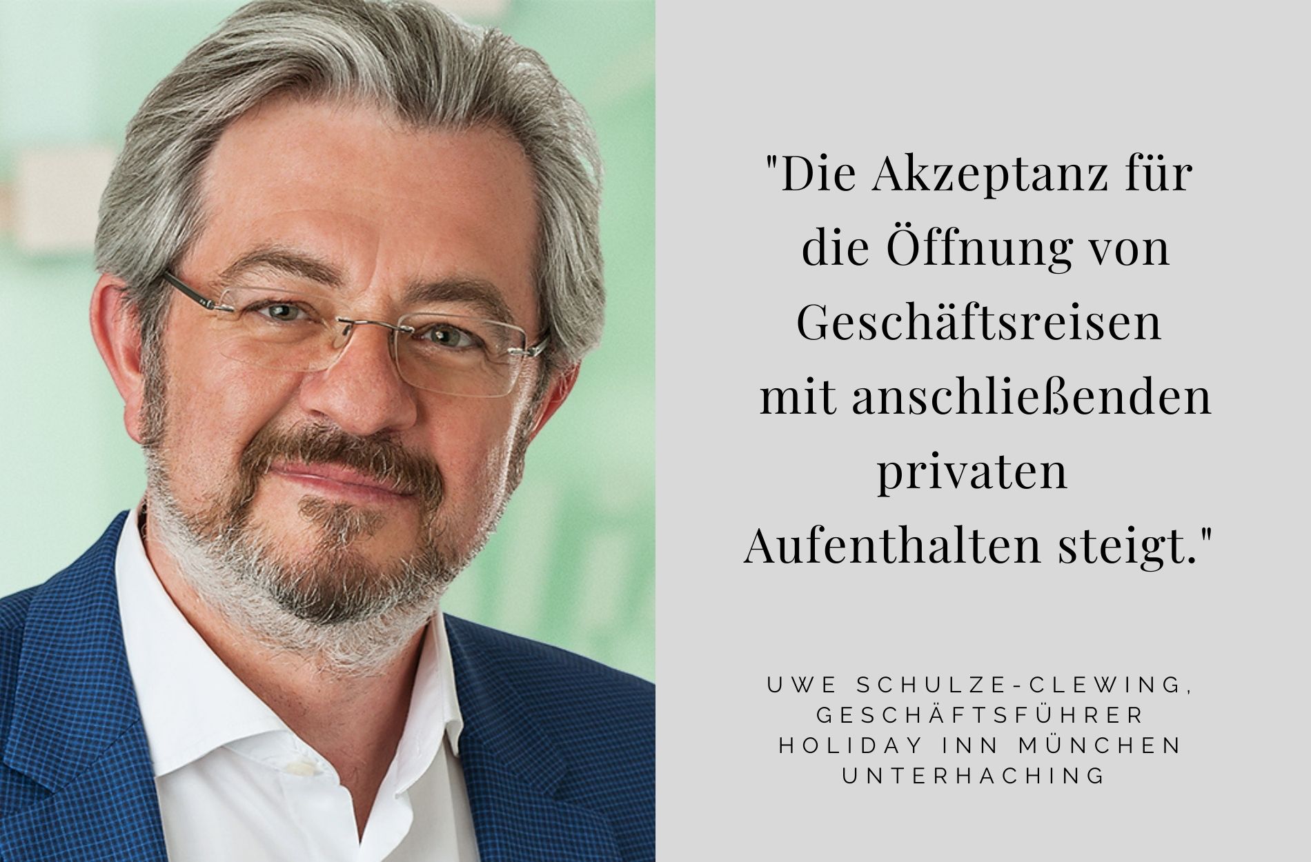 "Nach der Pandemie wird der Bleisure-Travel-Trend einen Boom erleben"