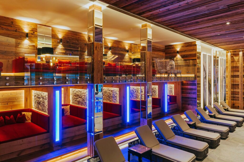 Ruheliegen im Spabereich im Ortner´s Resort