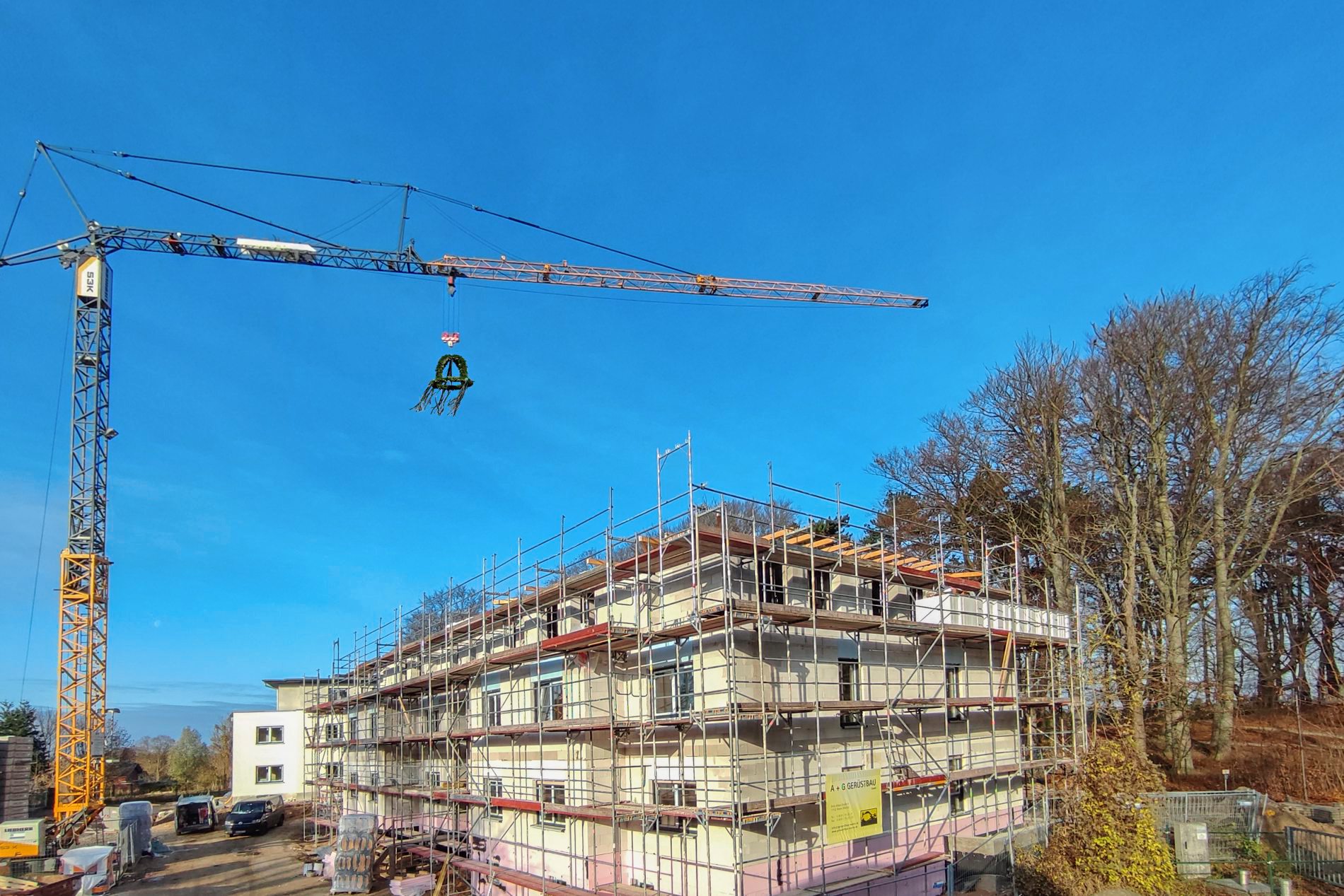 Richtfest für 2 Personalhäuser