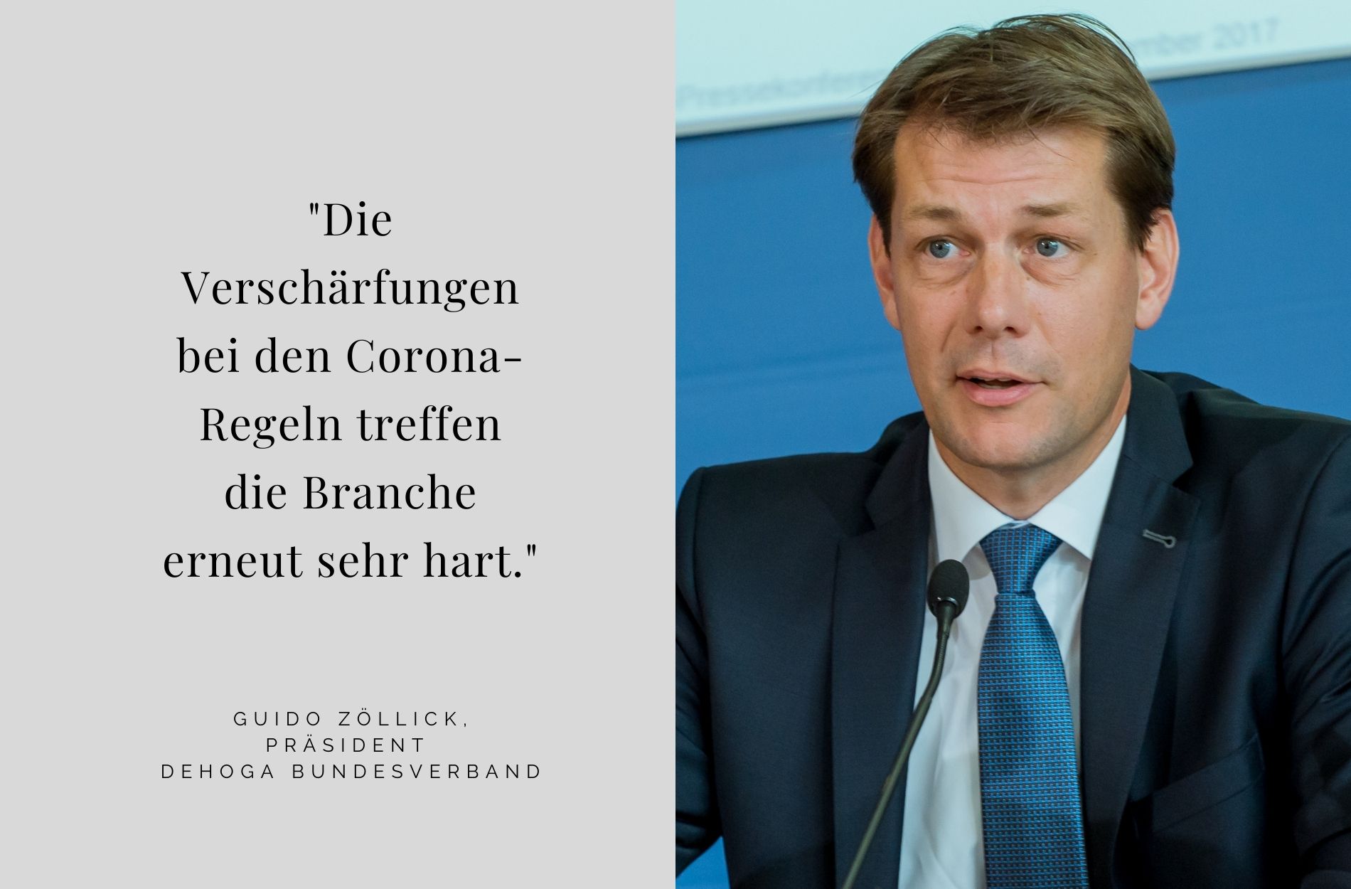 Zöllick Umsatzrückgang Gastgewerbe