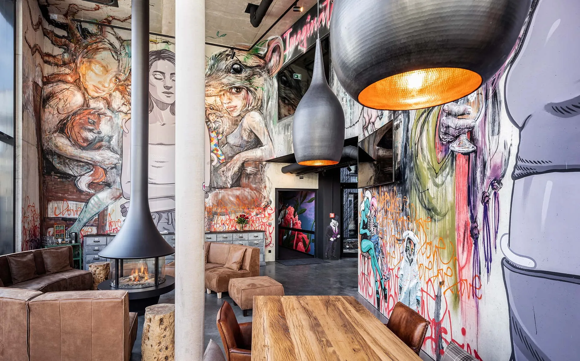 Brandmeldetechnik im Bayreuther Liebesbier Urban Art Hotel