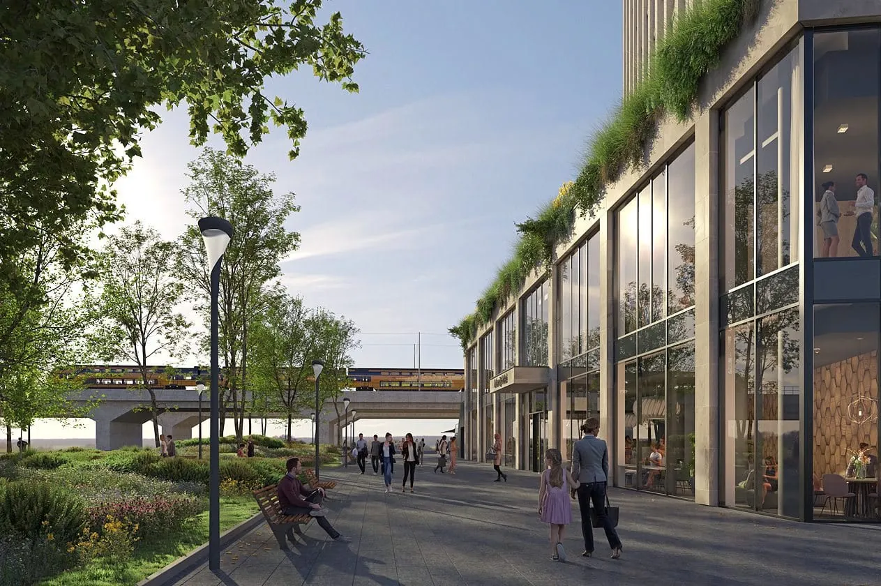 Intercity kommt nach Rotterdam-Schiedam