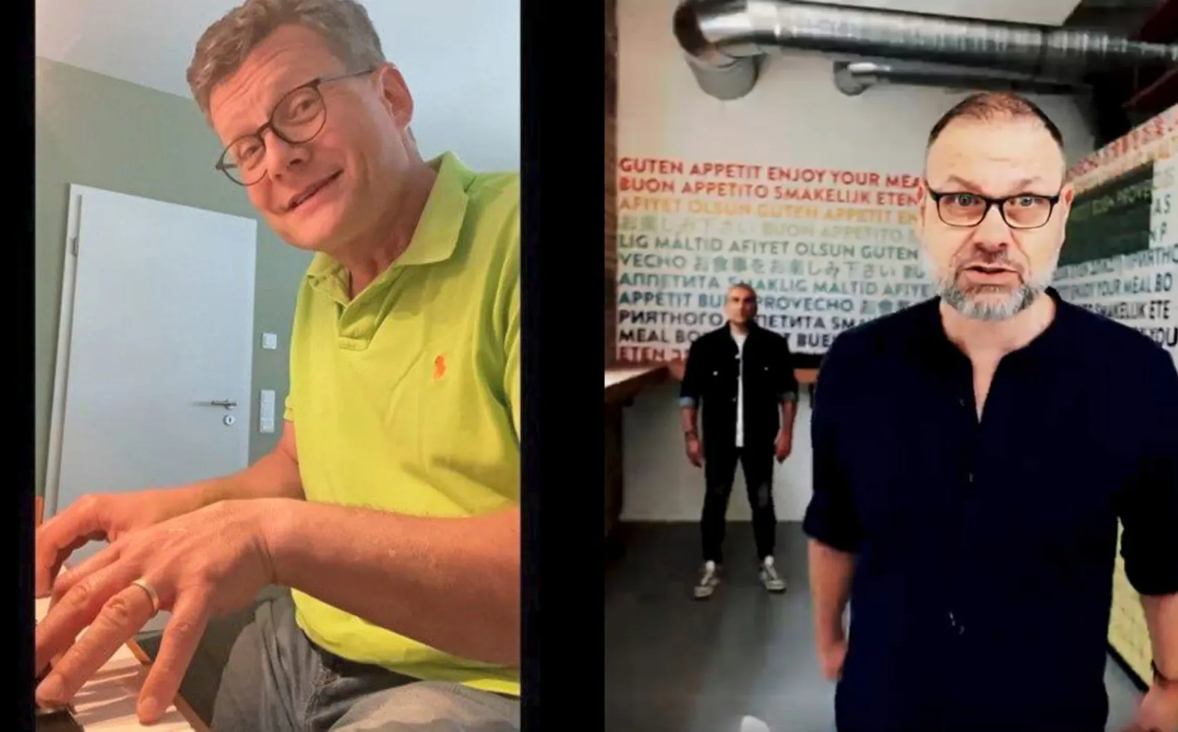 Marcus Smola am Klavier, Kemal Üres, Sascha Halweg, 7 Prozent, Musikvideo, Song