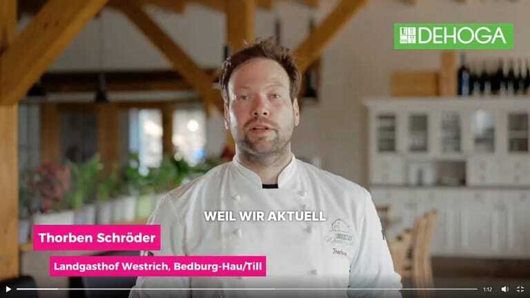 Thorben Schröder im Dehoga-Video