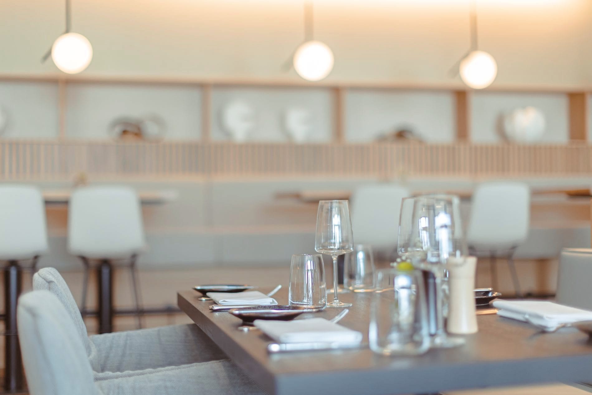 Eingedeckter Tisch Restaurant
