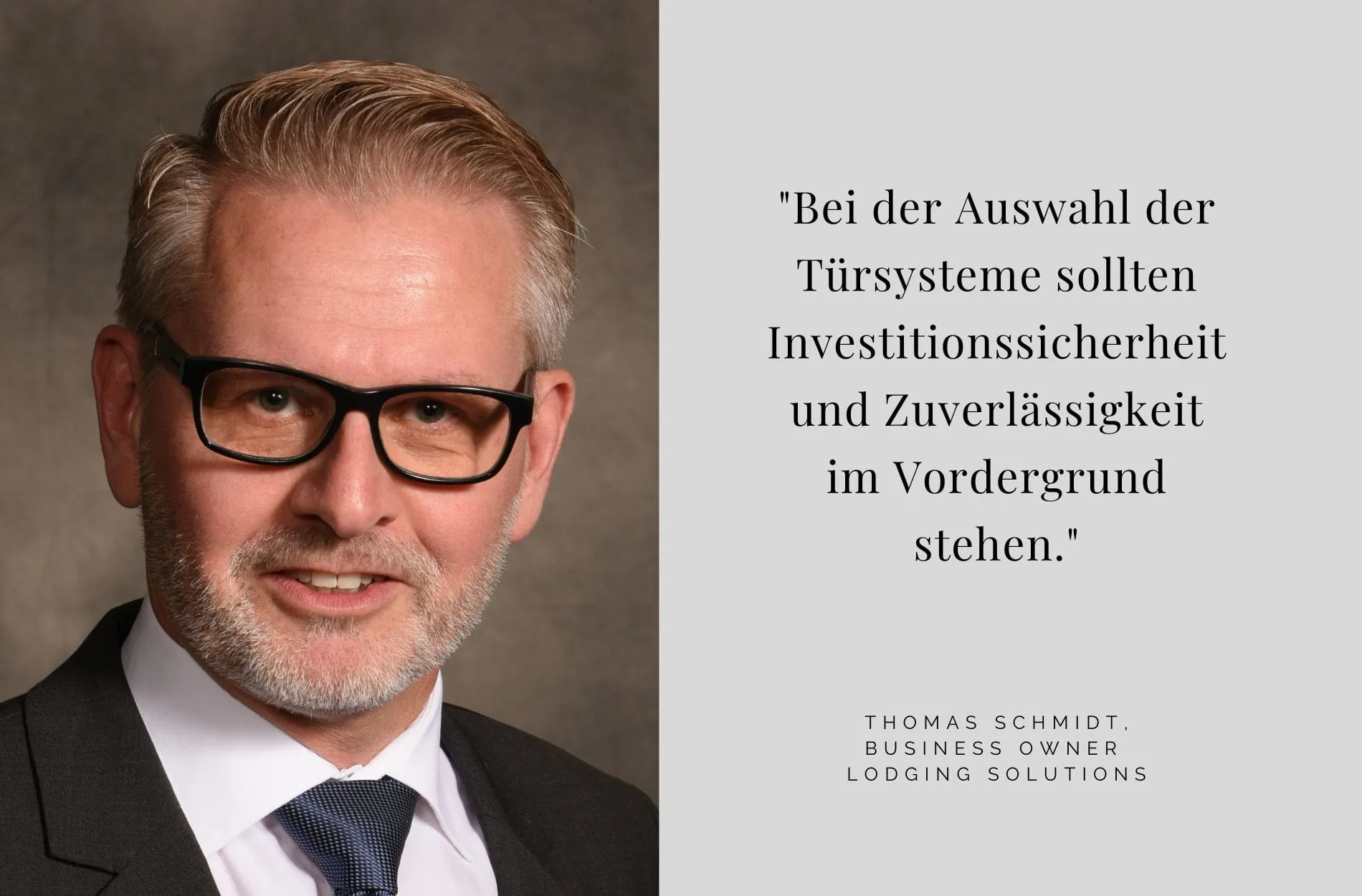 Zutrittslösungen: "So sicher und leise wie möglich"