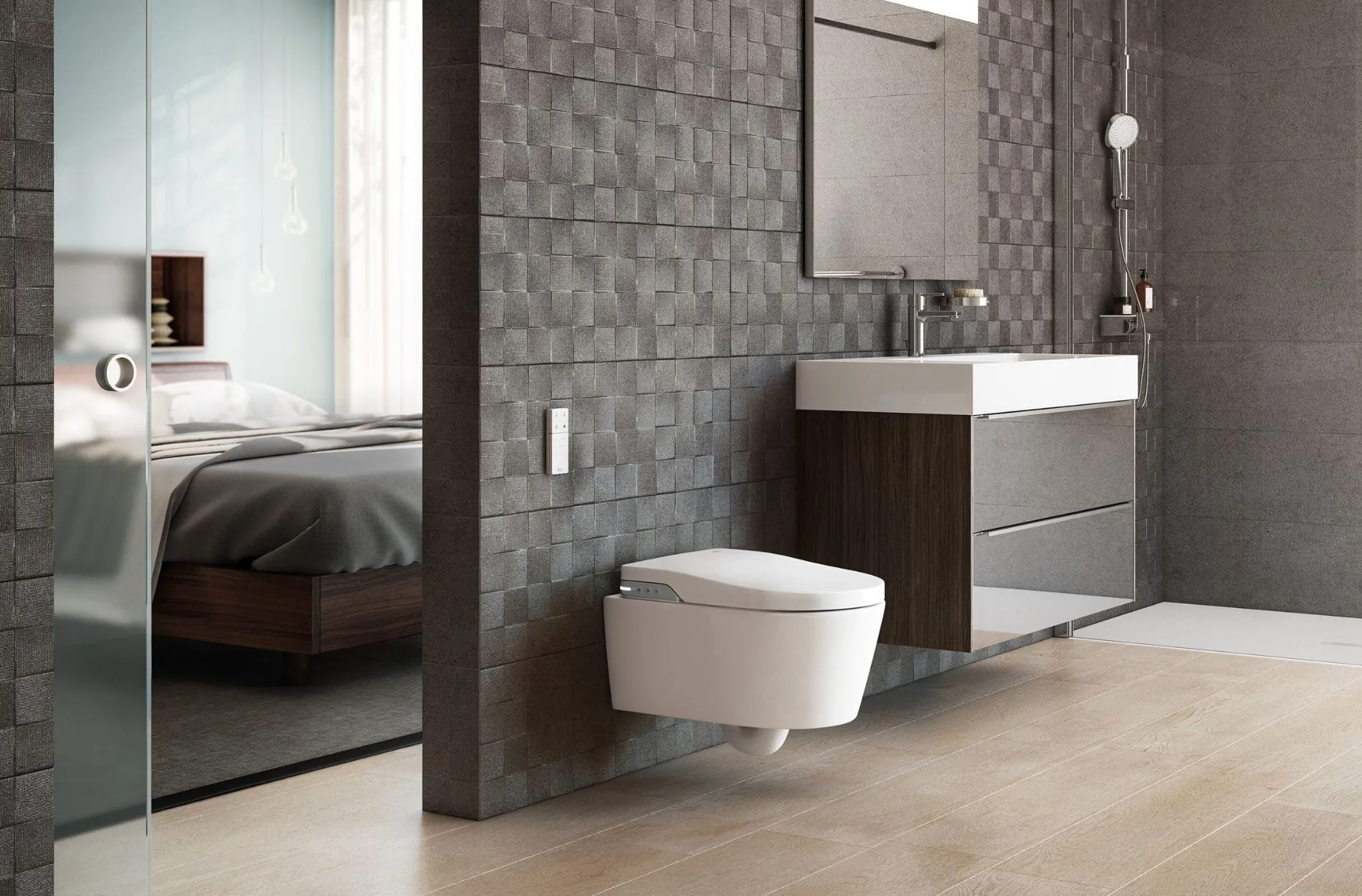 Toilette mit Wellness-Feeling