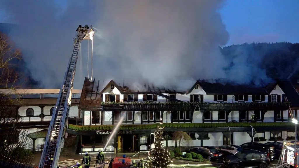 Traube Tonbach, Brand, Feuer 2020