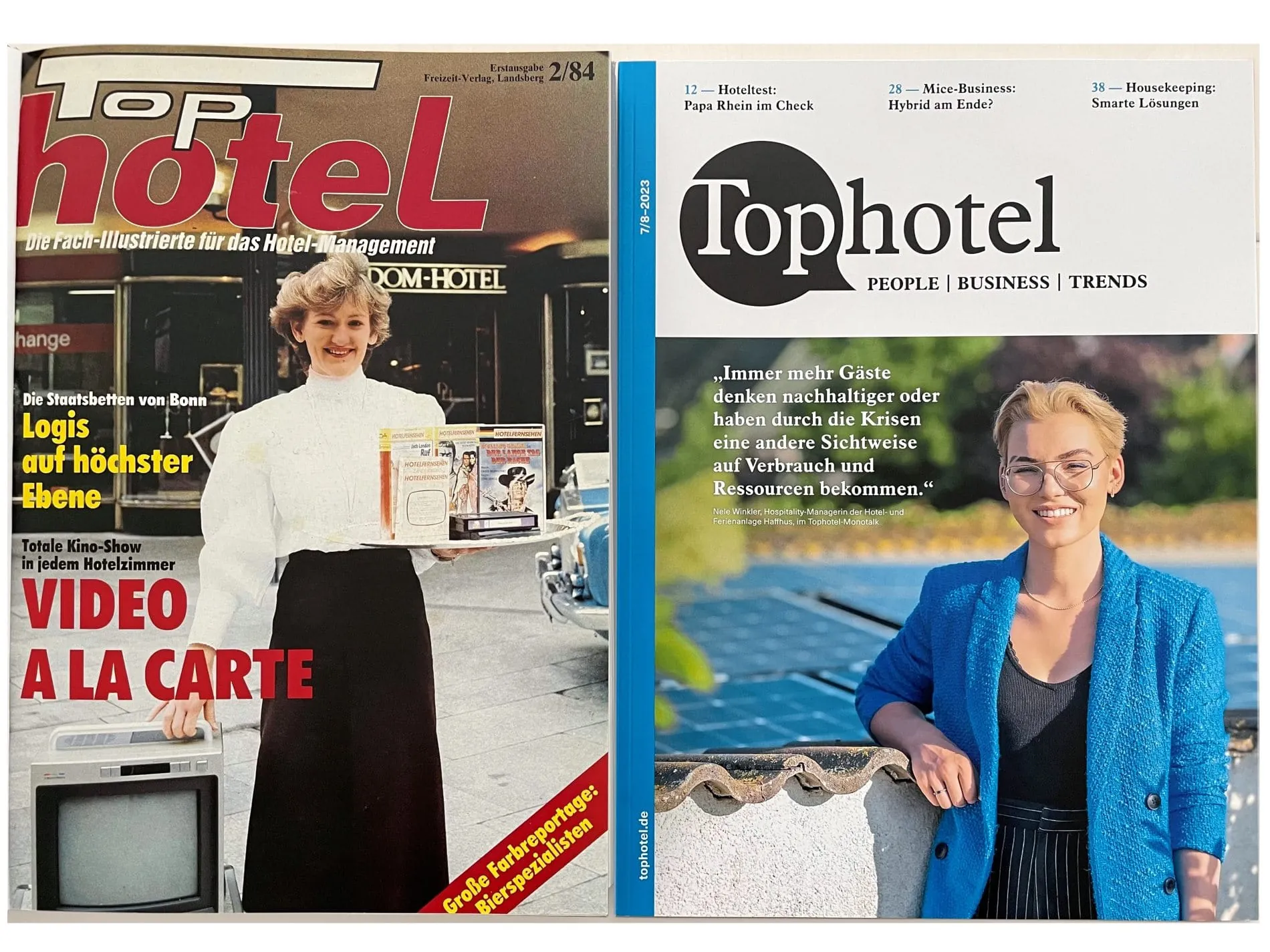 Tophotel Titelbild Zeitschrift 40 Jahre 1984