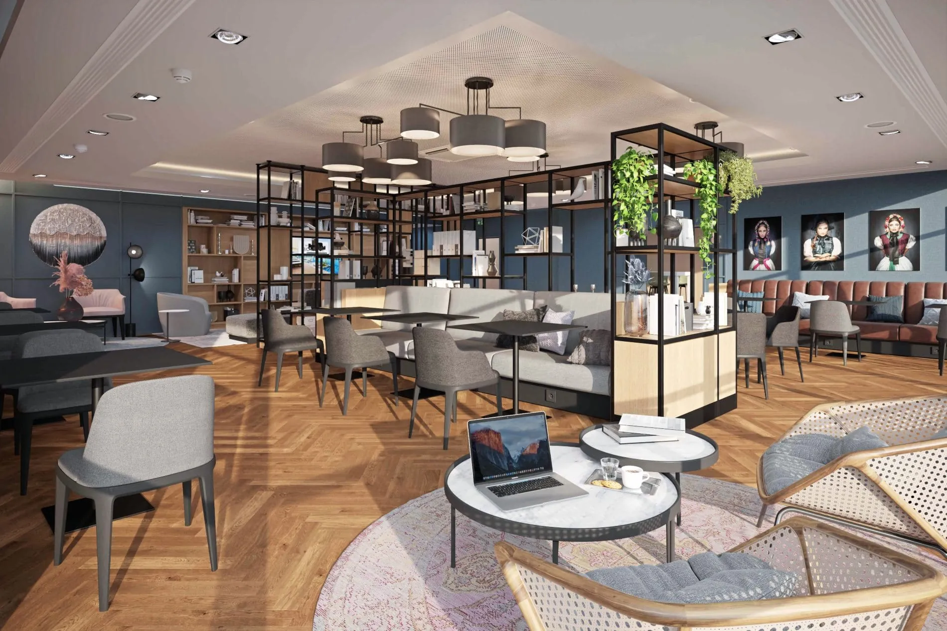 Die Ausstattung im Hotel soll zeitgemäß und modern wirken.