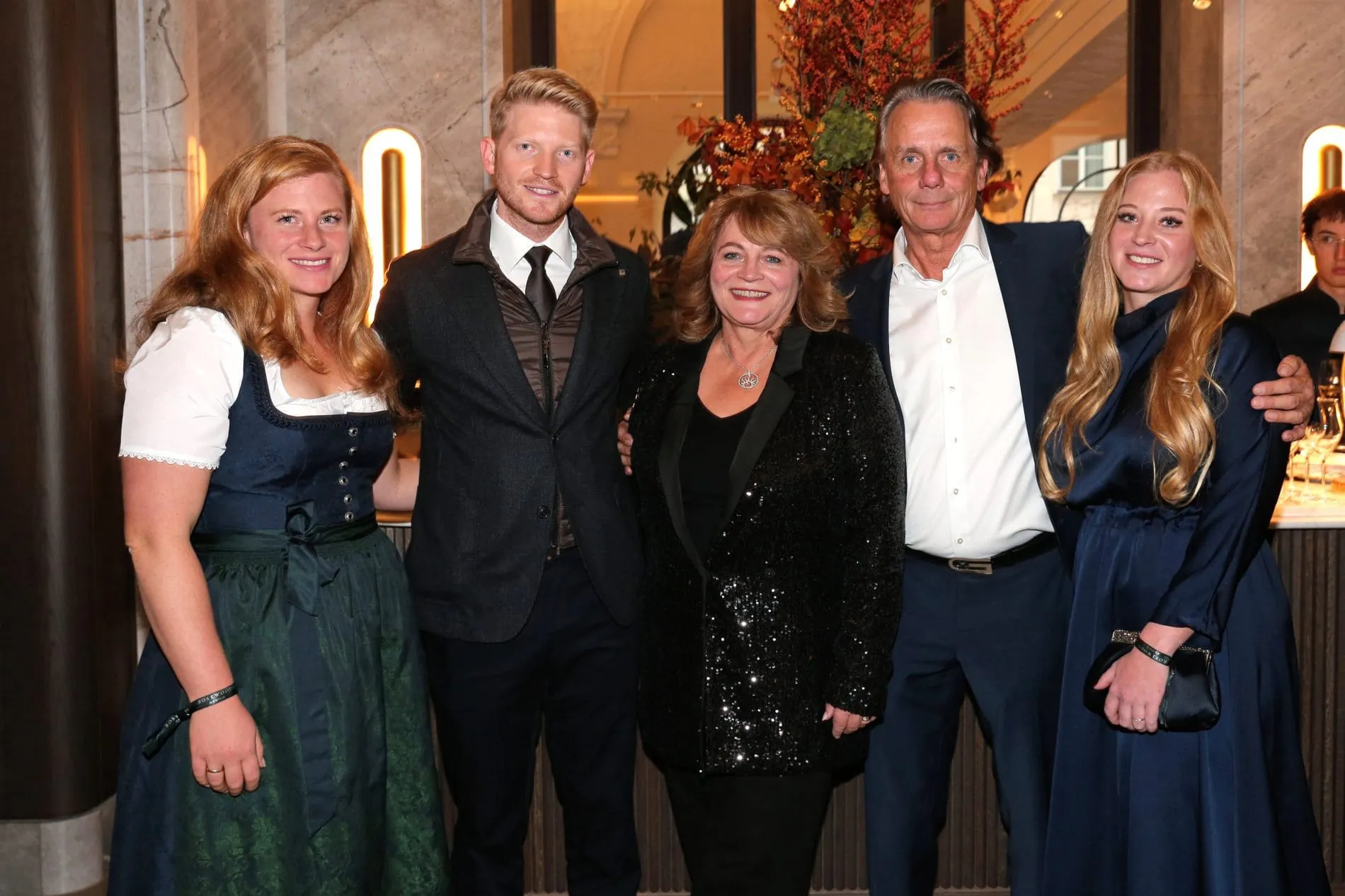Familie Schörghuber beim Grand Opening im Rosewood Munich.