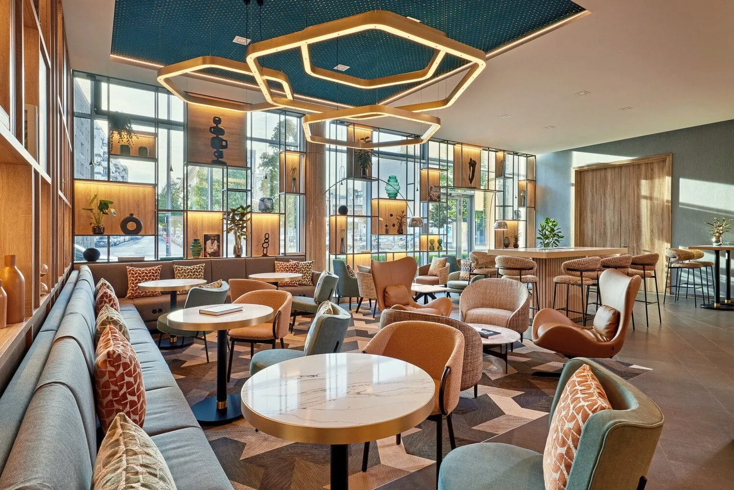 Neue Lobby im Courtyard by Marriott Berlin Mitte