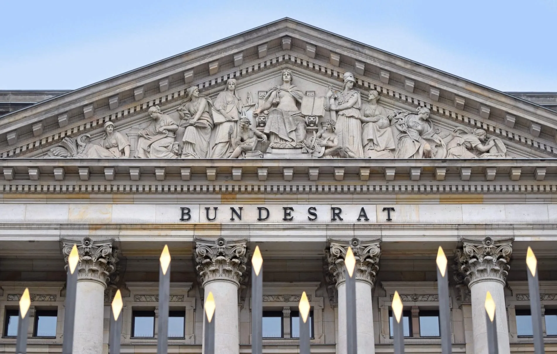 Der deutsche Bundesrat in Berlin, Teilansicht des historischen Gebäudes