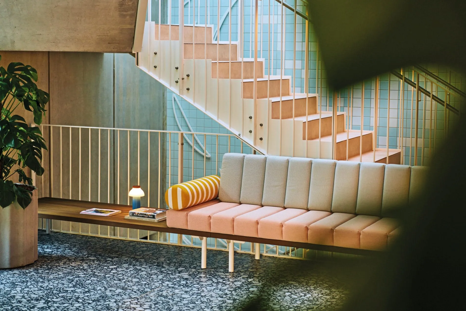 Die Spa-Rezeption im Badeschloss.