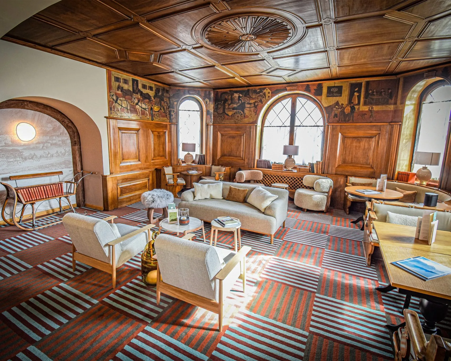 Hotel Flüela Davos Post Bar Lounge