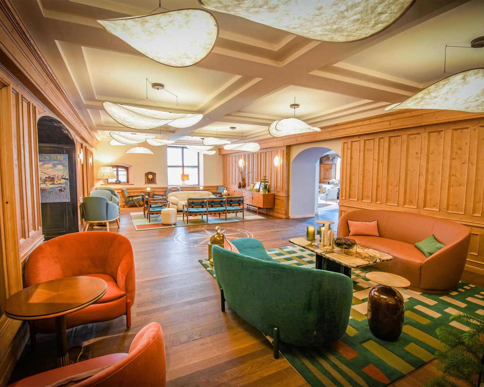 Hotel Flüela Davos Lobby Lounge