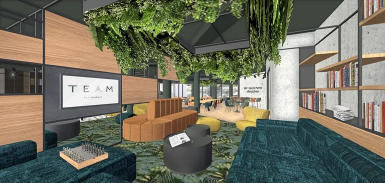 Einblick in den Forsthofgut Campus