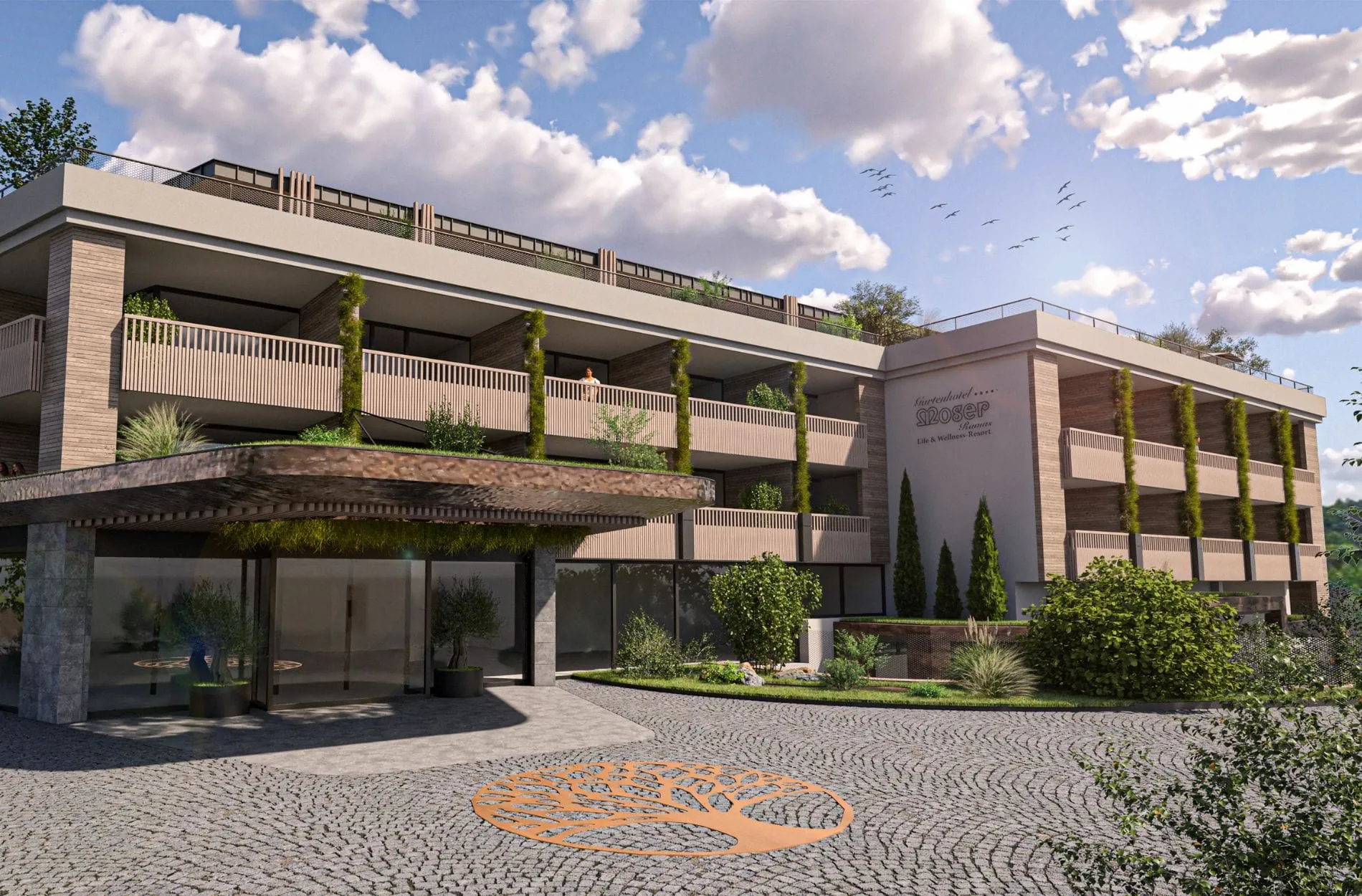 Makeover für das Gartenhotel Moser