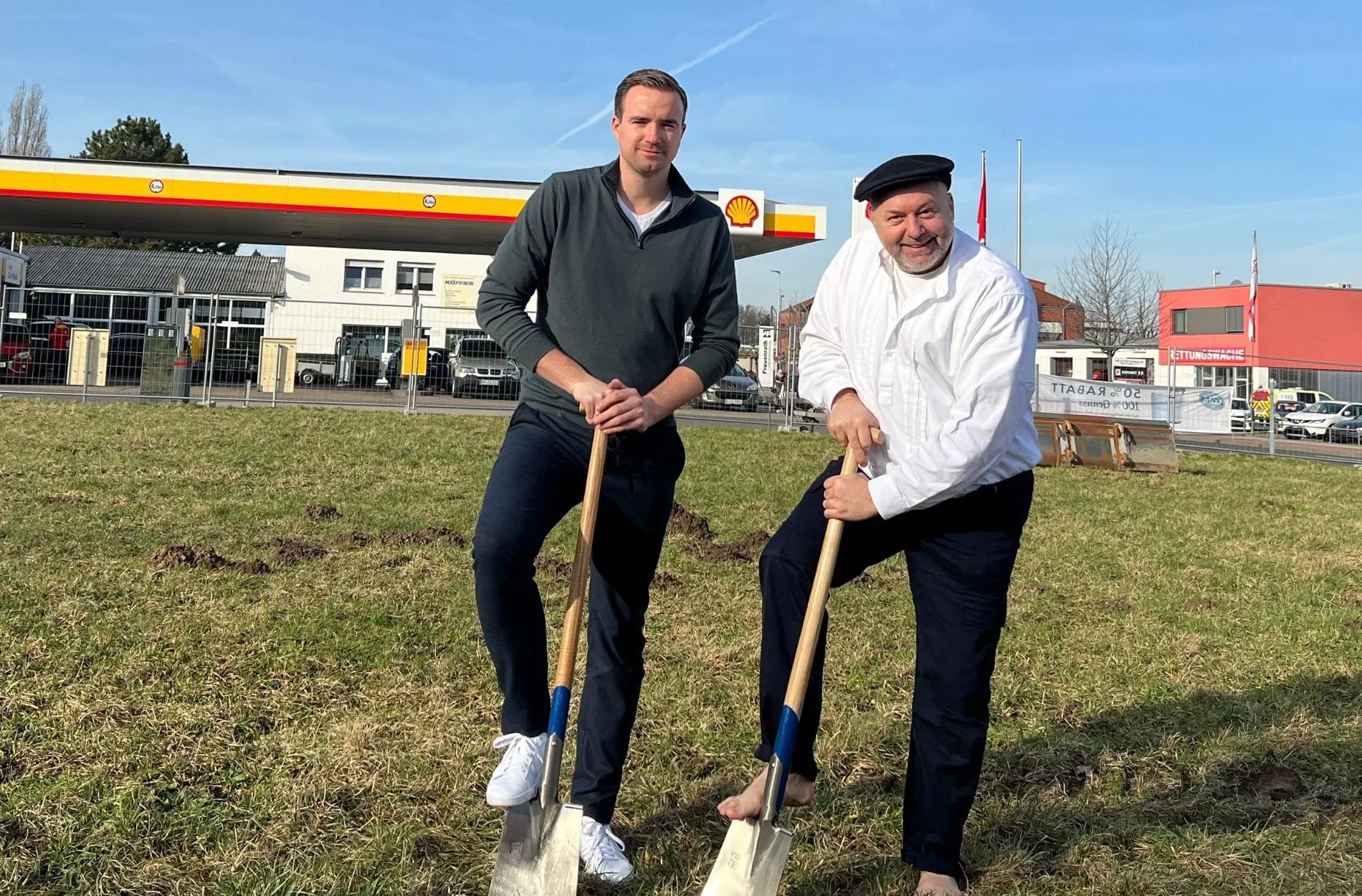 Spatenstich für das fünfte Tin Inn