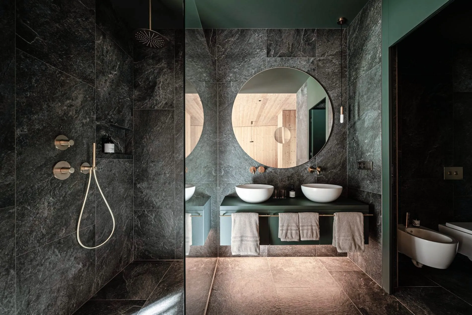 Olm Apartsuite Badezimmer