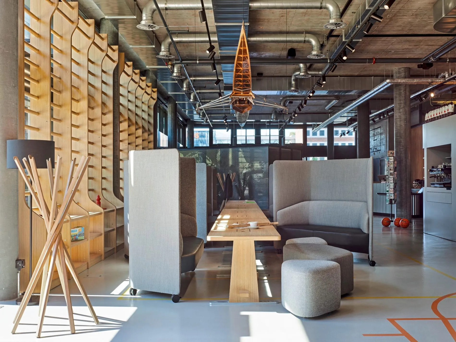 Der Co-Working-Bereich.