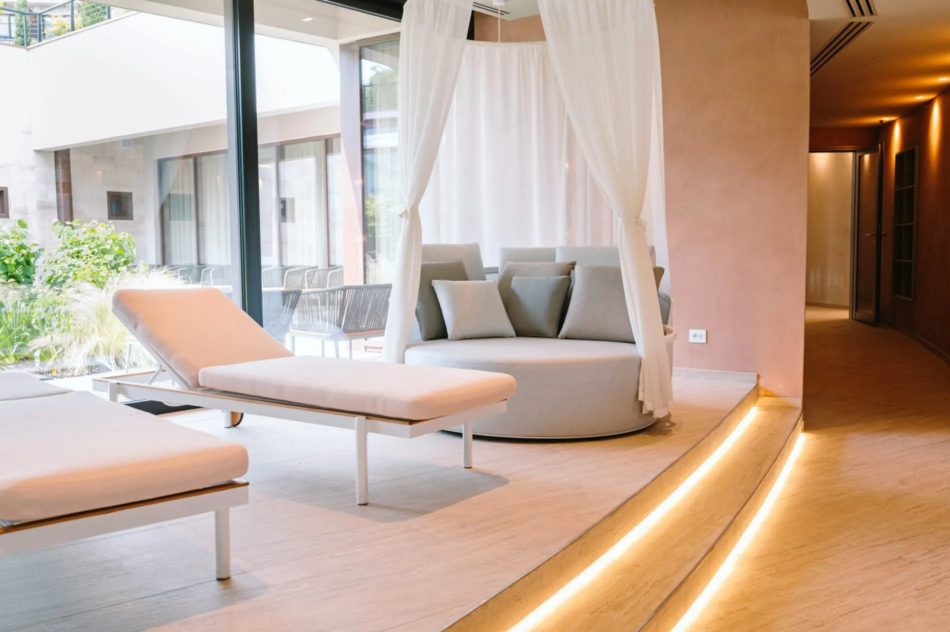 Zum Resort gehört ein 1.900 Quadratmeter großer Spa-Bereich.