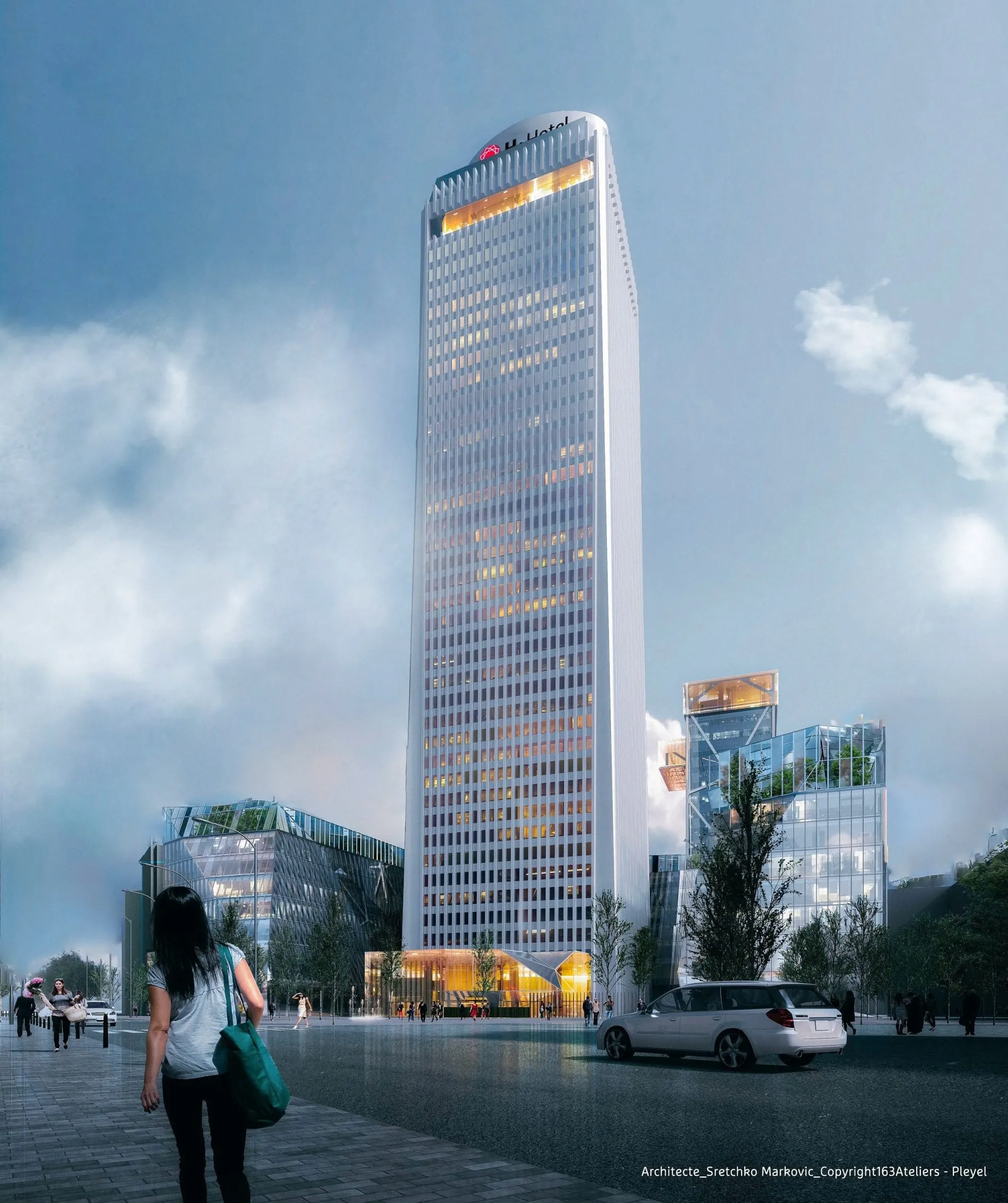 H4 Paris Pleyel Resort Außenansicht