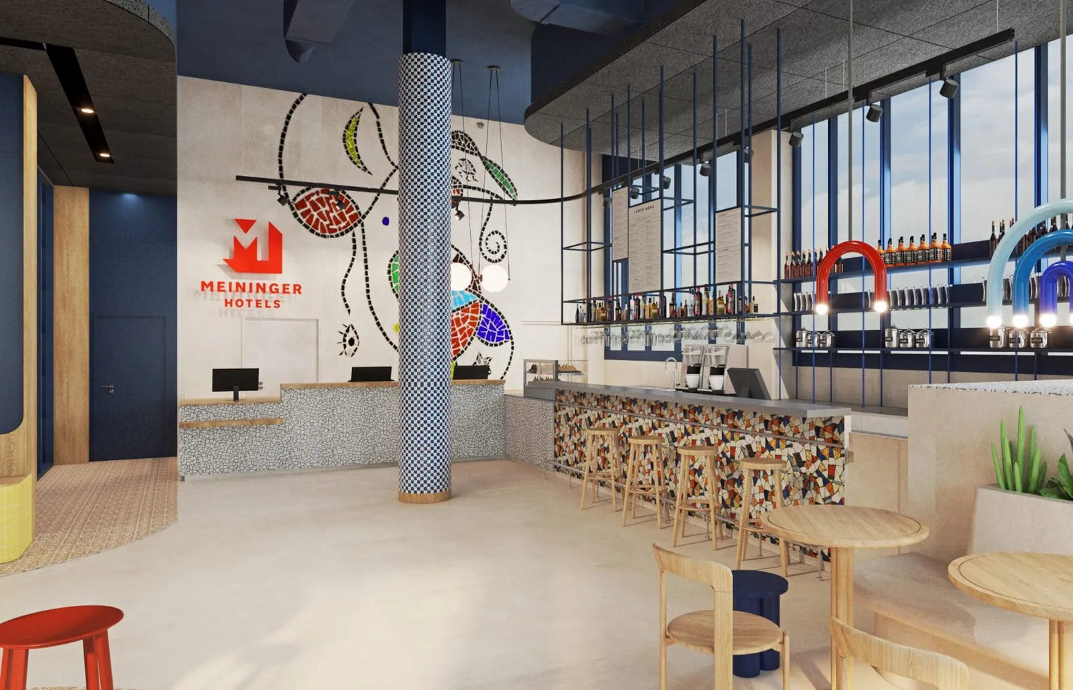 Meininger_Barcelona_Lobby