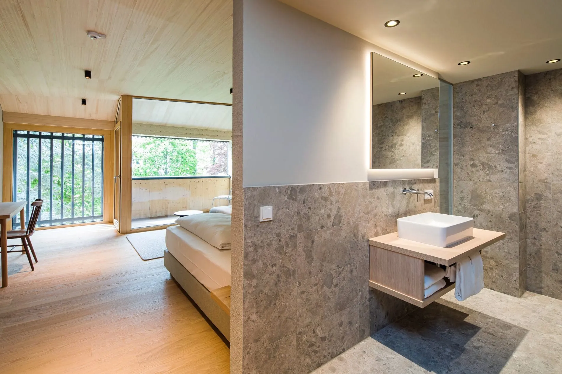 Seegut Zeppelin: Bad, Zimmer