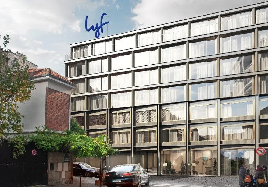 lyf-Hotel von Außen