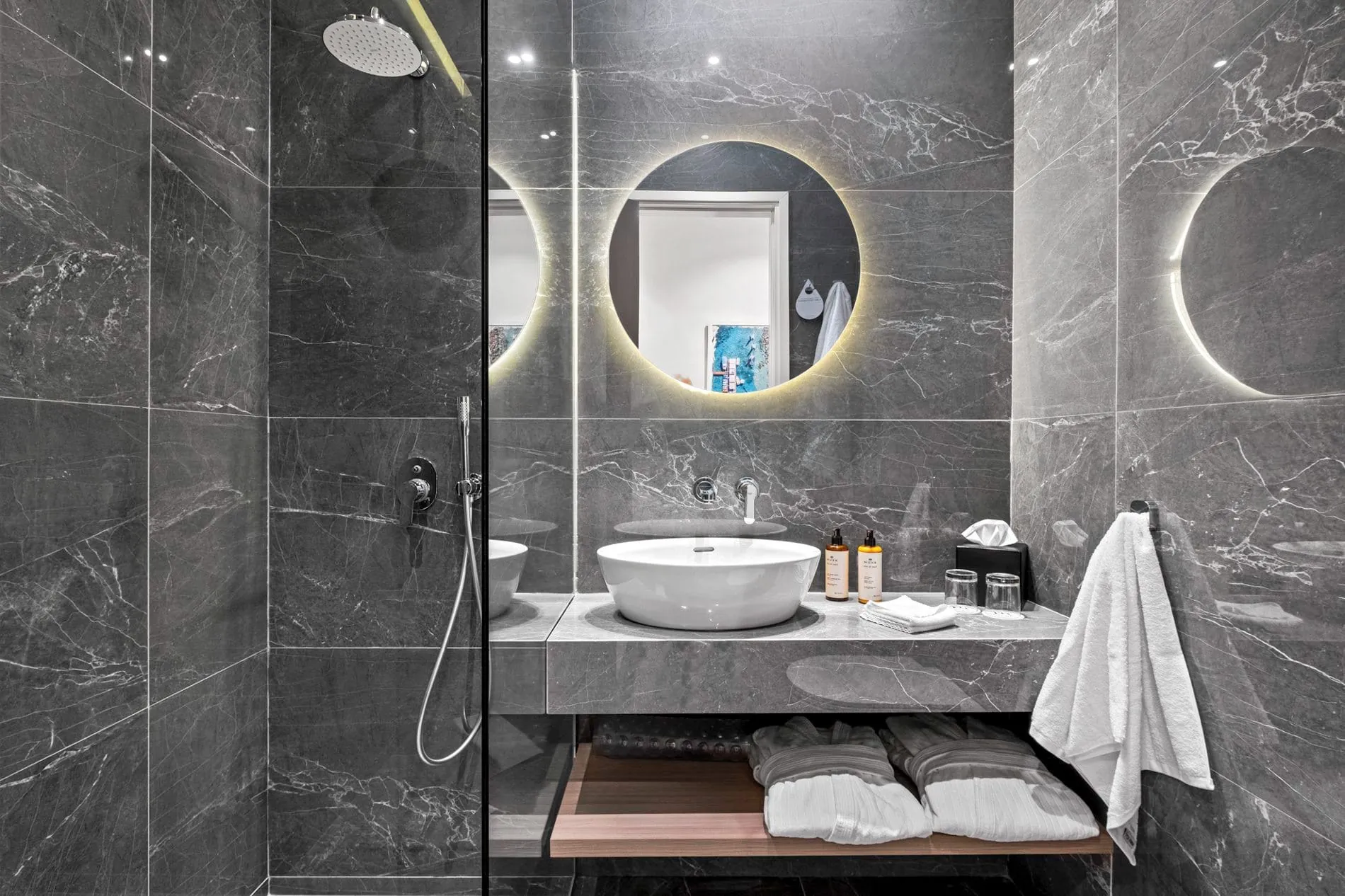 Badezimmer im Mercure Larnaca