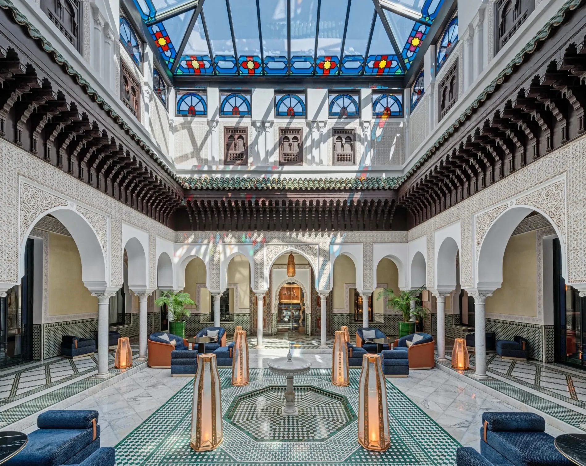 Le Salon de Thé par Pierre Hermé im Hotel La Mamounia in Marrakesch