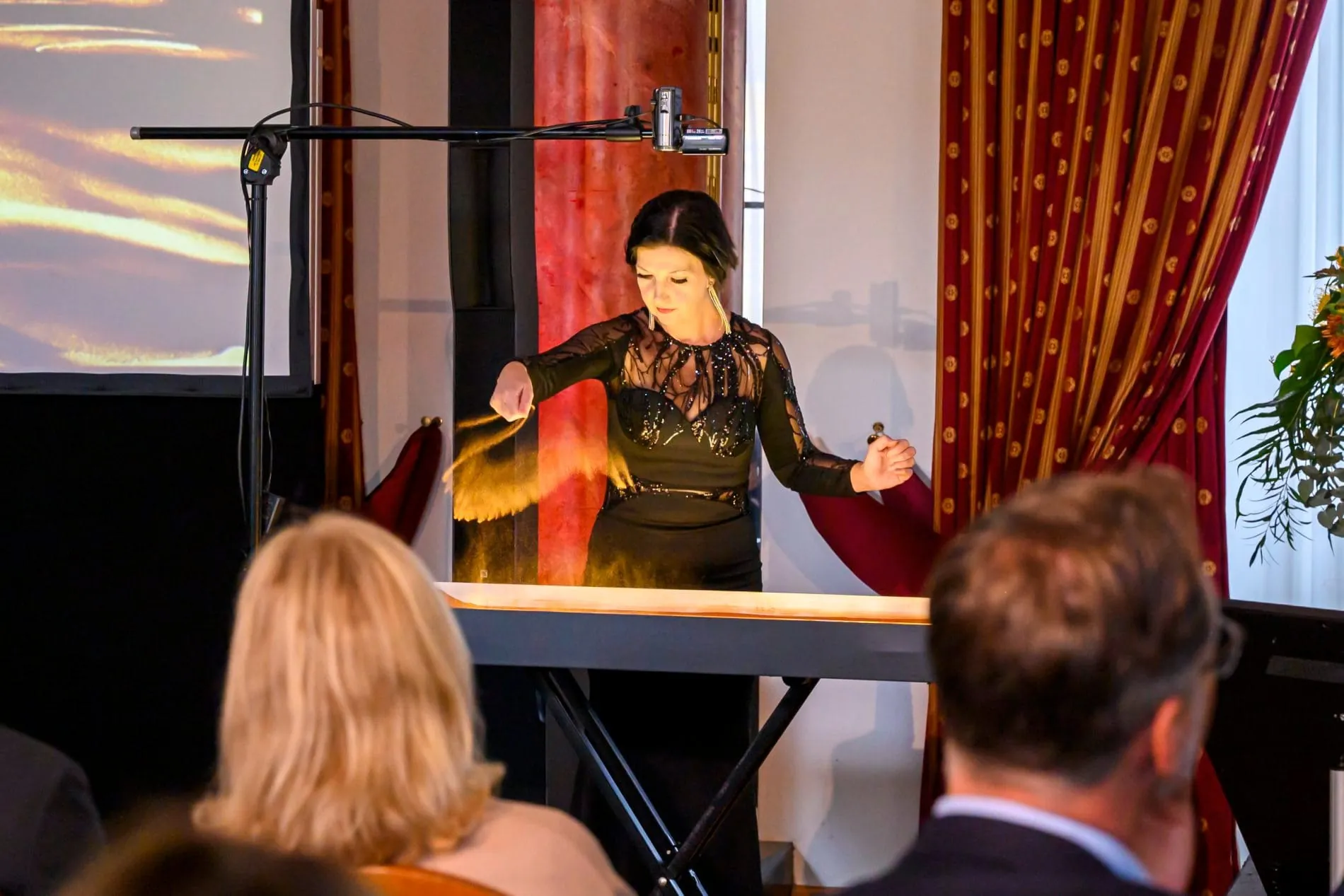 40_Jahre_Althoff_Hotels, Sandkünstlerin