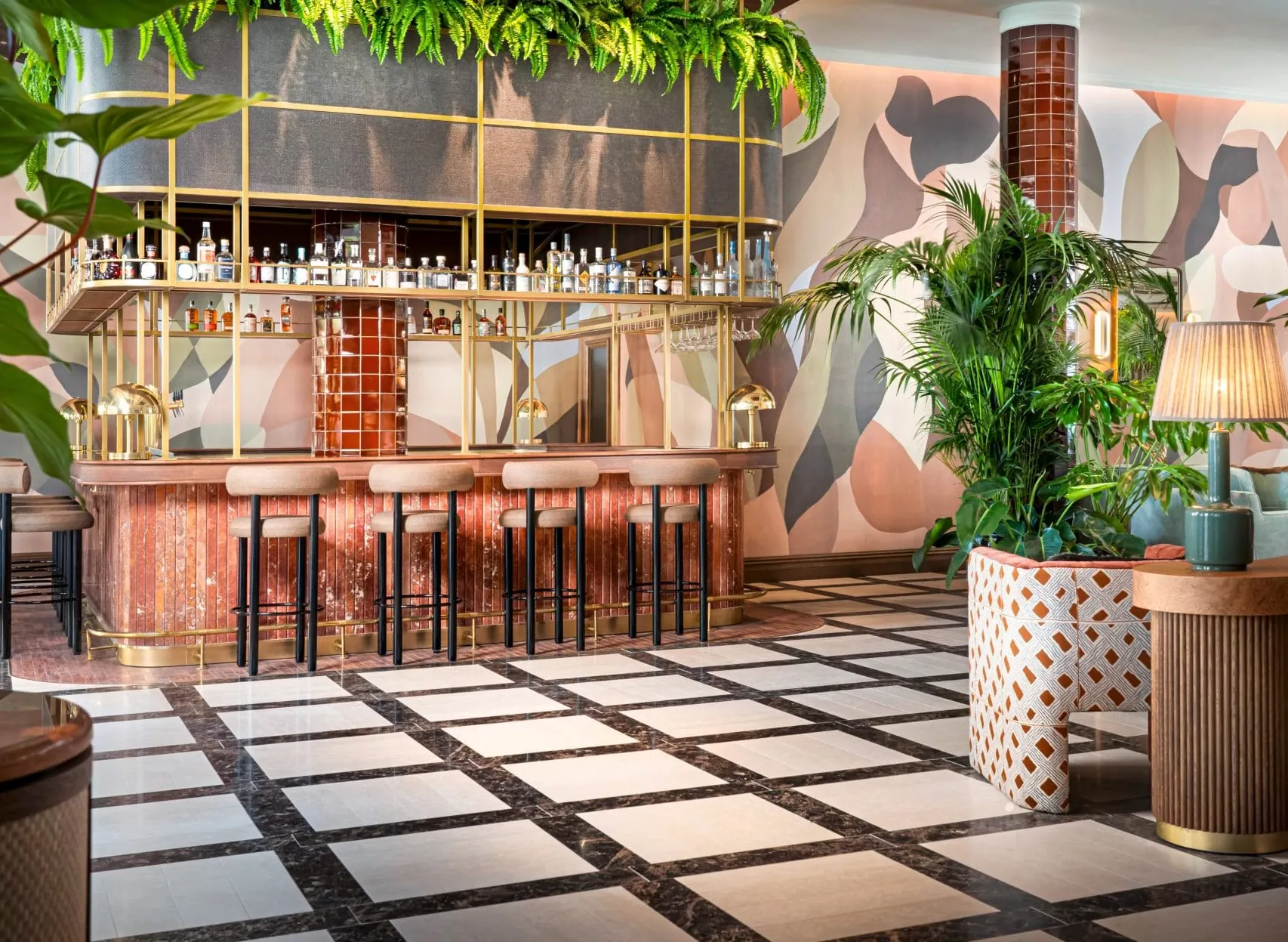 Bar im Brunfels Hotel in Mainz