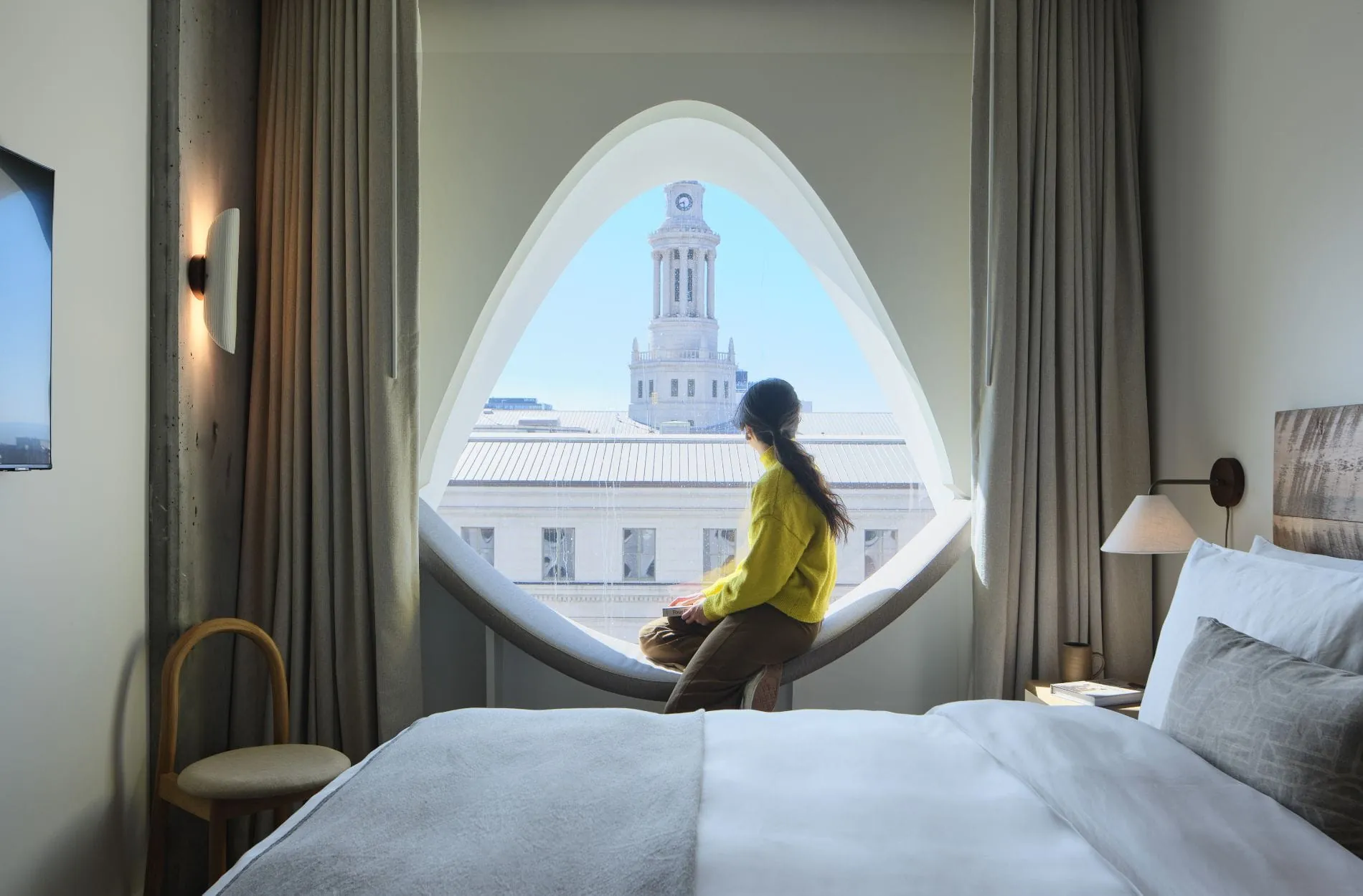 Blick ins neue Populus Hotel in Denver