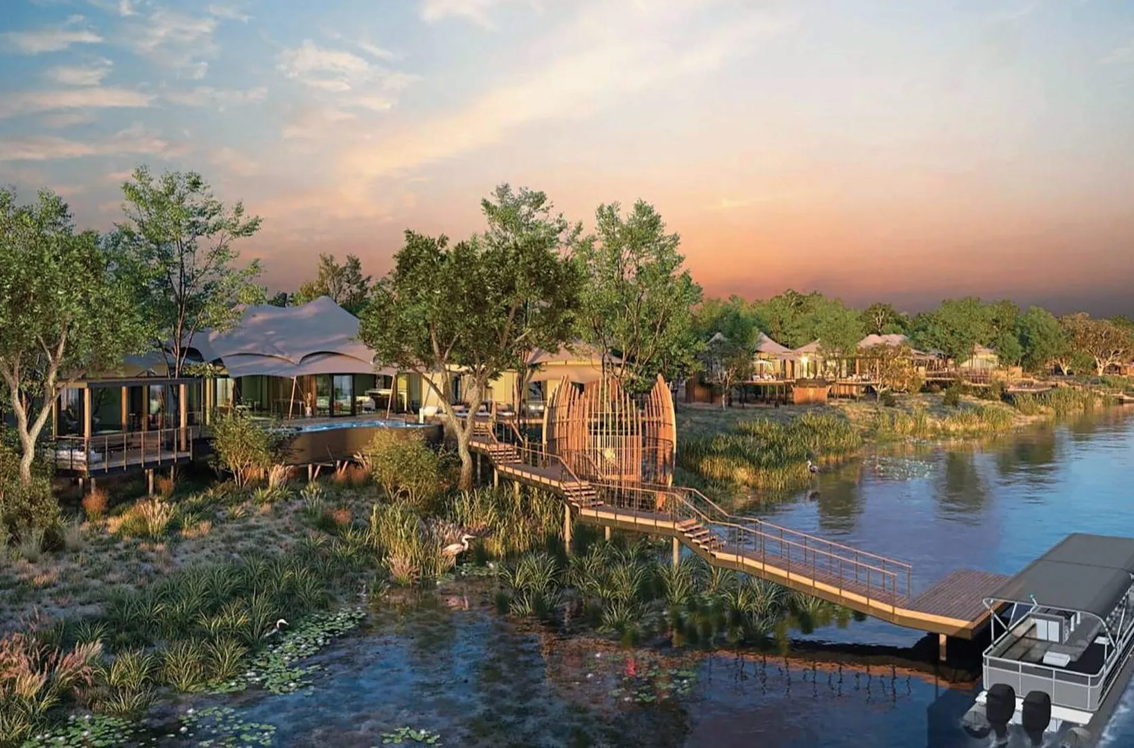 Anantara Kafue River Zambia Tented Camp